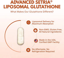 Load image into Gallery viewer, Welluxa Liposomal Glutathione with Setria and Spectra
